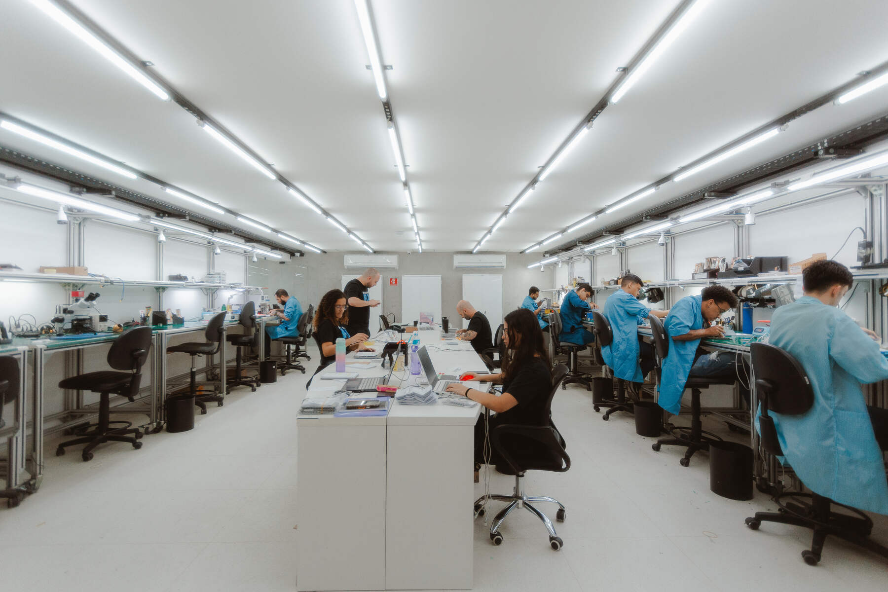 Laboratório moderno da Fix Online